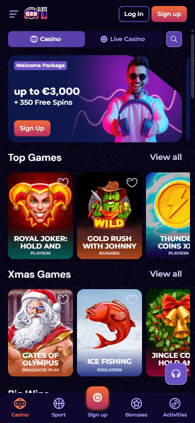 Slotsdj Casino mobile casino game catalogue